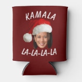 Grappig Kamala Harris Face Santa Hat Kerstmis Blikjeskoeler (Voorkant)