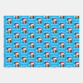 Grappig Kamala Harris Face Santa Hat Kerstmis Inpakpapier Vel (Voorkant 3)