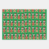 Grappig Kamala Harris Walz Face Gingerbread Inpakpapier Vel (Voorkant)