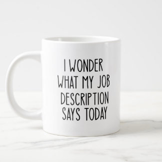 Grappig Kantoor collega Grappig Cadeau Extra Grote Beker