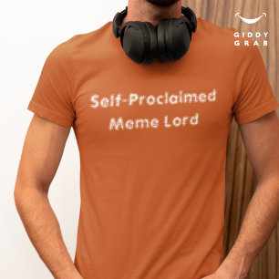 Grappig karakter citaat zelfverklaarde meme heer t-shirt