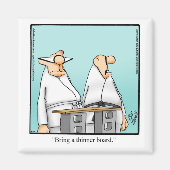 Grappig Karate Humor magneet (Voorkant)