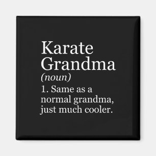 Grappig Karate Shirt voor oma Vrouwen Karate Gran Magneet