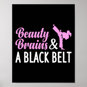 Grappig Karate Voor Vrouwen Meisje Taekwondo Marti Poster