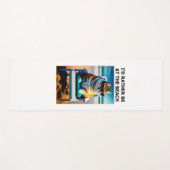 Grappig kat dat ik liever bij het strand ben. yogamat (Voorkant (horizontaal))