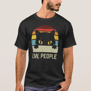 Grappig Kat Shirt Ew Mensen Anti Sociaal Kat Liefh