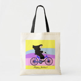 Grappig katholieke Nun Jubilee Gifts "Nun on a Bik Tote Bag