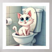 Grappig katje poster (Voorkant)