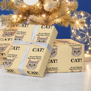 Grappig Kattengezicht Cadeaupapier