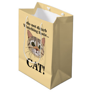 Grappig Kattengezicht Medium Cadeauzakje