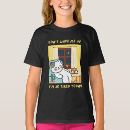 Grappig kattenontwerp voor kinderen- Trendy design T-shirt