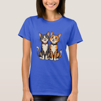 Grappig kattenshirt t-shirt