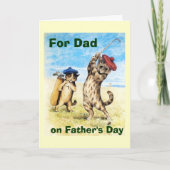 Grappig kattenspel dat Golf Caddy Design speelt Kaart (Voorkant)