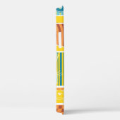 Grappig kattenstof patchwork behang Case-Mate iPhone case (Achterkant / Rechts)