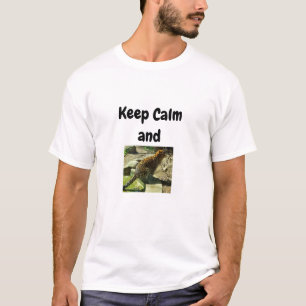 Grappig Keep Calm en T-shirt