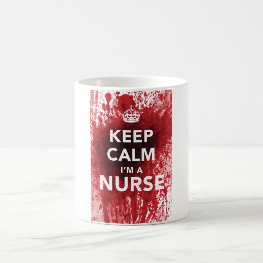 Grappig 'Keep Calm I'm a Nurse' koffiebeker Koffiemok (Center)