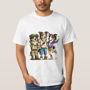 Grappig Kelpie-hondsshirt Cute Trio T-shirt