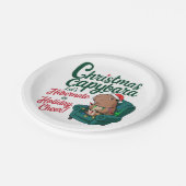 Grappig Kerst Capybara Papier Bord (Gekanteld)