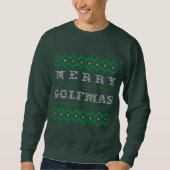 Grappig kerst Golf Merry Golfmas Sweatshirt (Voorkant)