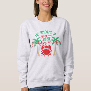 Grappig Kerst Krab Pun Gift Trui