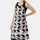 Grappig Kerst Pooping Dog Pattern Schort (Insitu)