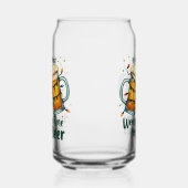 Grappig kerstbier meest geweldige tijd feest blikvorm glas (Rechts)