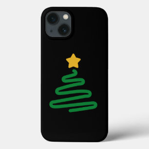 Grappig kerstboom iPhone 13 hoesje