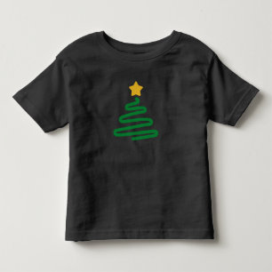 Grappig kerstboom kinder shirts