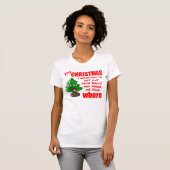 Grappig kerstboom t-shirt (Voorkant volledig)