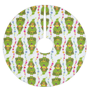 Grappig kerstboompoodle kerstboom rok