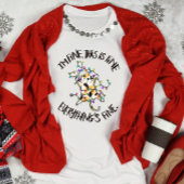 Grappig kerstcadeau dat ik prima ben t-shirt