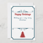 Grappig kerstcadeau voor Voucher Holder (Achterkant)