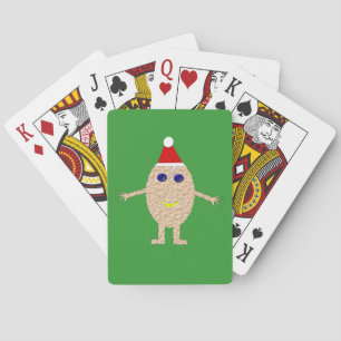 Grappig kerstcadeaukaartjes voor eicellen pokerkaarten