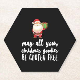 Grappig kerstcadeautje gratis kartonnen onderzetters