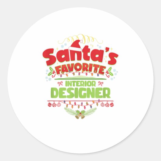 Grappig kerstcadeautje, kerstcadeau ronde sticker (Voorkant)