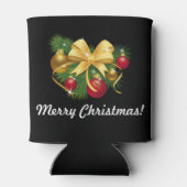 Grappig kerstcadeautje met stuffer JOUW NAAM Beer Blikjeskoeler (Achterkant)