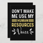 Grappig kerstcadeautje voor het menselijk potentie kaart (Voorkant / Achterkant)