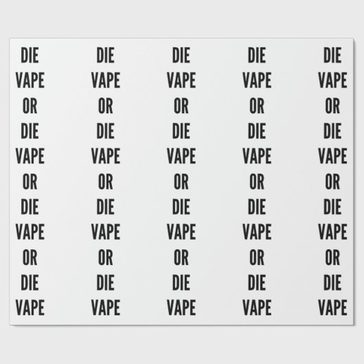 Grappig kerstdamp of dampdamp cadeaupapier (Vlak)