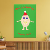 Grappig kerstei, aangepast afdrukken (Insitu (Woonkamer))