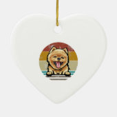 Grappig kerstfeest 2020 - Boom Greyhound Mask Cost Keramisch Ornament (Achterkant)