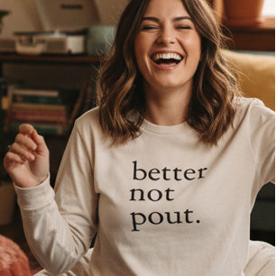 Grappig kerstfeest Beter niet mokken Eenvoudig leu Tri-Blend Shirt