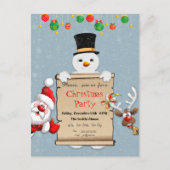 Grappig kerstfeest briefkaart (Voorkant)