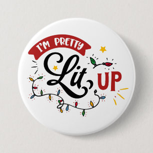 Grappig kerstfeest Button