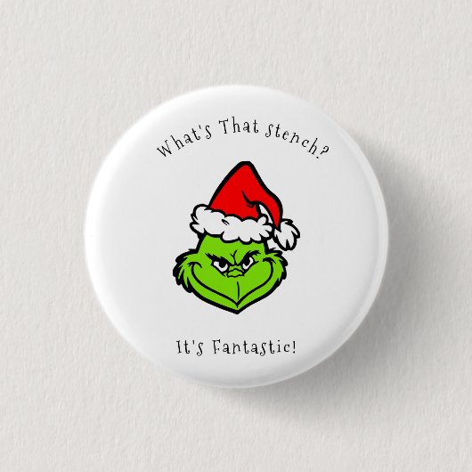 Grappig kerstfeest Button (Voorkant)