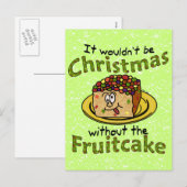 Grappig kerstfeest Cartoon Feestdagenkaart (Voorkant / Achterkant)