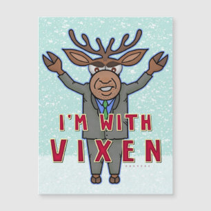 Grappig kerstfeest dat ik ben met Vixen Reindeer V