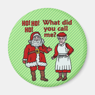 Grappig kerstfeest en Mrs. Magneet