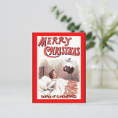 Grappig kerstfeest Europees Briefkaart (Staand voorkant)