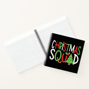 Grappig kerstfeest Familie Holiday Notitieboek
