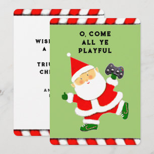 Grappig kerstfeest feestdagenkaart